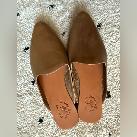 EUC Jerusalem Sandals Size 37, US 6 Nihi Pointed Toe Leather Mule - Picture 7 of 16